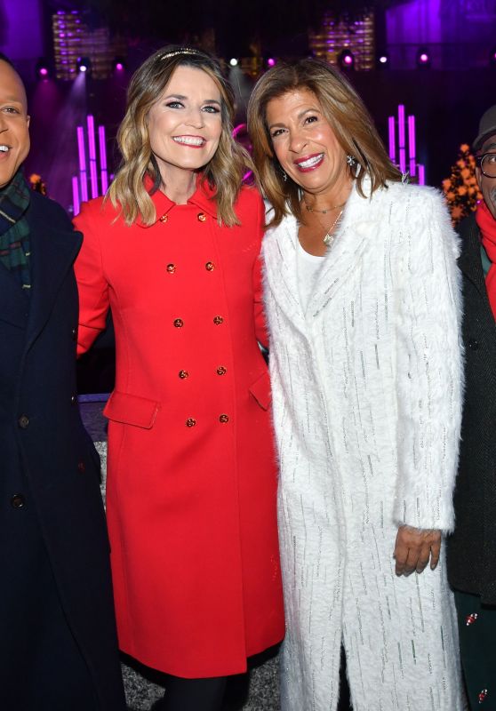 Savannah Guthrie & Hoda Kotb at the 2024 Rockefeller Center Christmas Tree Lighting - 12.04.2024