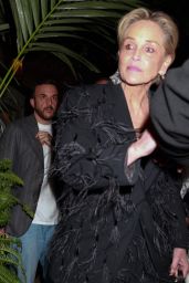 Sharon Stone Spotted at Brunello Cucinelli Diner - 12.05.2024