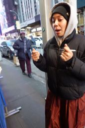 Susan Oliveras and Bryonha Marie Sparkle in Times Square (12.26.2024)