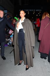 Zoe Saldana Arrives for "Emilia Pérez" Screening in New York - 12.03.2024