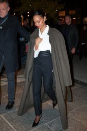 Zoe Saldana Arrives for "Emilia Pérez" Screening in New York - 12.03.2024