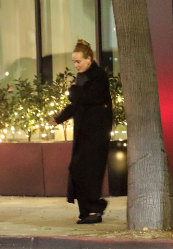 Adele and Rich Paul Spotted Leaving Restaurant - 01.04.2025