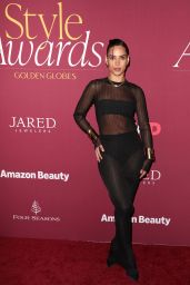 Adria Arjona Stuns at 2025 Golden Globes WWD Style Awards