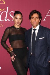 Adria Arjona Stuns at 2025 Golden Globes WWD Style Awards