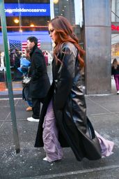 Anna Cathcart Spotted in Midtown NYC 01.24.2025