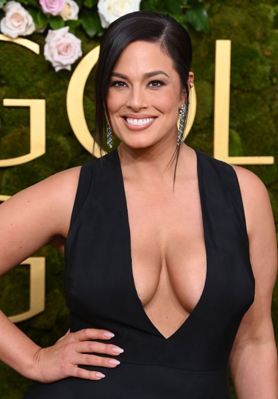 Ashley Graham at Golden Globes 2025