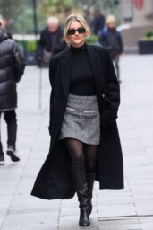Ashley Roberts Steps Out at Heart Radio 01 10 2025