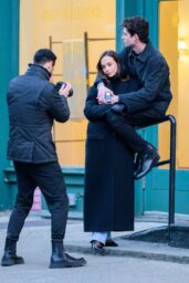Blanca Arimany Boyfriend Pose Outside Gigi Hadid s Store 01 16 2025