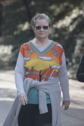 Bridget Fonda s Casual Birthday Stroll in Encino Hills 01 27 2025