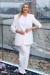 Cameron Diaz Dazzles in White-Hot Suit at Back in Action London Photo Call