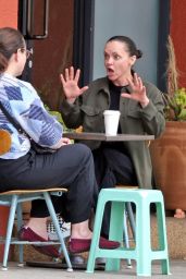 Christina Ricci Seen at Coffee Shop with Friend 01.30.2025