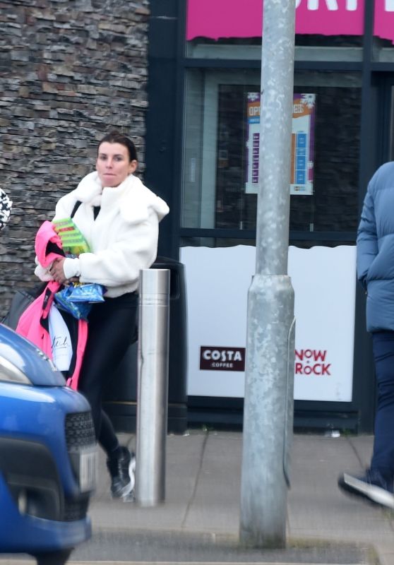 Coleen and Wayne Rooney Bundle Up in Manchester 01.18.2025