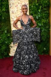 Cynthia Erivo Stuns in Louis Vuitton at the 2025 Golden Globes