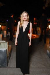 Dakota Fanning Shines at Golden Globes After-Party in Black Elegance