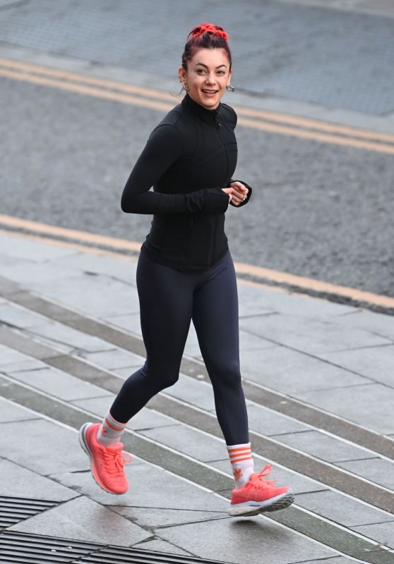 Dianne Buswell Jogs Ahead of Strictly Come Dancing Live Event - 01.16.2025