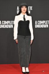 Elena Hazinah Attends A Complete Unknown Screening in Rome