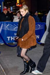 Emma Roberts Spotted Outside Madison Square Garden - 01 17 2025