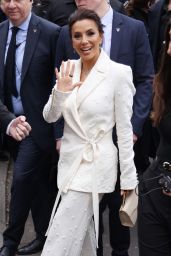 Eva Longoria Attends Elie Saab Haute Couture SS25 Show in Paris