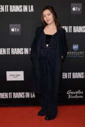 Evelyn Wan Attends "When It Rains in LA" Premiere