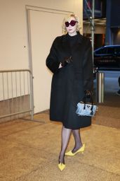 Gwendoline Christie Arrives at CBS Mornings in NYC 01.15.2025