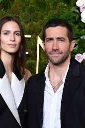 Jeanne Cadieu and Jake Gyllenhaal at Golden Globes 2025