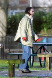 Jessica Brown Findlay Spends Quality Time with Family Before ITV