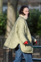Jessica Brown Findlay Spends Quality Time with Family Before ITV