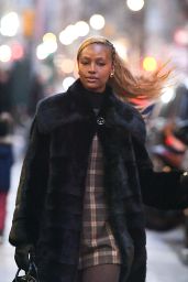 Justine Skye Spotted Out in New York City 01.22.2025
