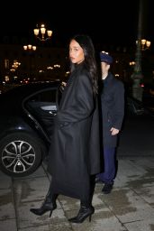 Laura Harrier at Place Vendôme for Fashion Week 01.26.2025