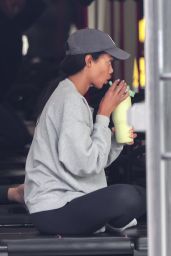 Laura Harrier Enjoys Pilates Class in Los Feliz 01.22.2025