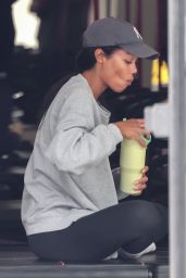 Laura Harrier Enjoys Pilates Class in Los Feliz 01.22.2025