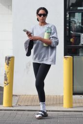 Laura Harrier Enjoys Pilates Class in Los Feliz 01.22.2025