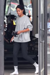 Laura Harrier Enjoys Pilates Class in Los Feliz 01.22.2025