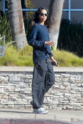 Laura Harrier Keeps it Casual Chic on Los Feliz Juice Run 01 13 2025