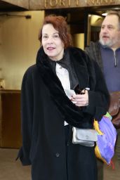 Lili Taylor Spotted Exiting NBC Rockefeller Studios in New York City 01.14.2025