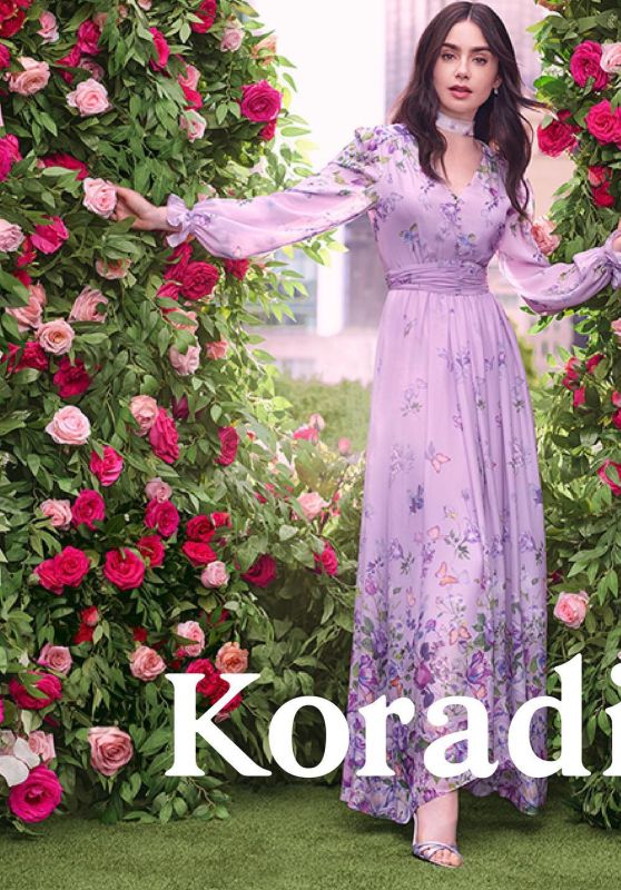 Lily Collins Stars in Koradior January 2025 Campaign