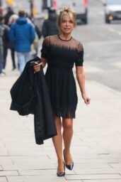 Lizzie Cundy in Black Dress at Paul Danan s Funeral - 01 21 2025