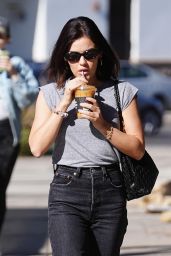 Lucy Hale Spotted Grabbing Iced Coffee in LA 01.24.2025