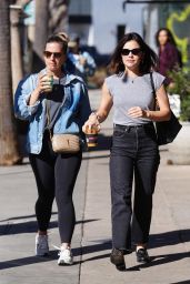 Lucy Hale Spotted Grabbing Iced Coffee in LA 01.24.2025