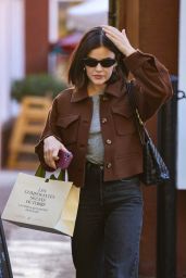 Lucy Hale Visits Brentwood Country Mart 01.24.2025