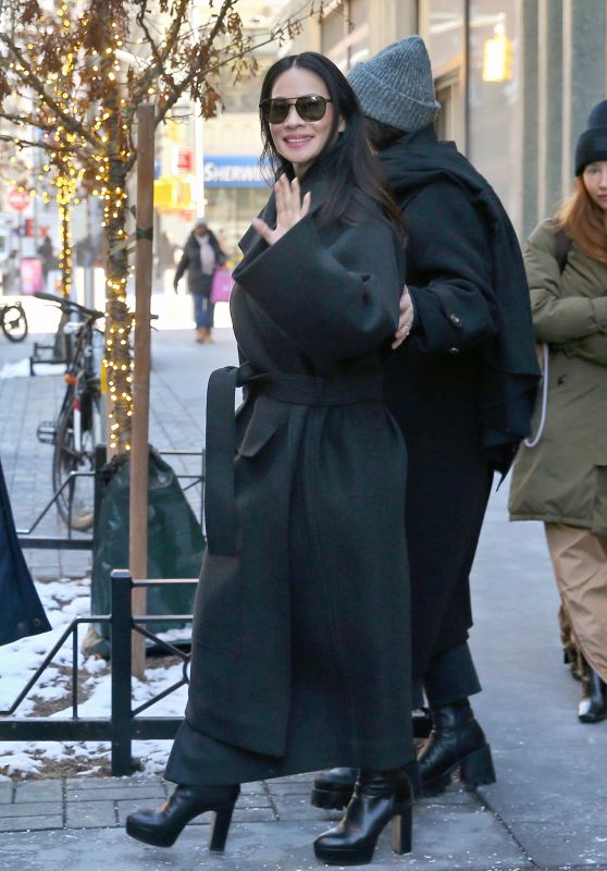 Lucy Liu Spotted Outside The View Studio in NYC - 01.22.2025