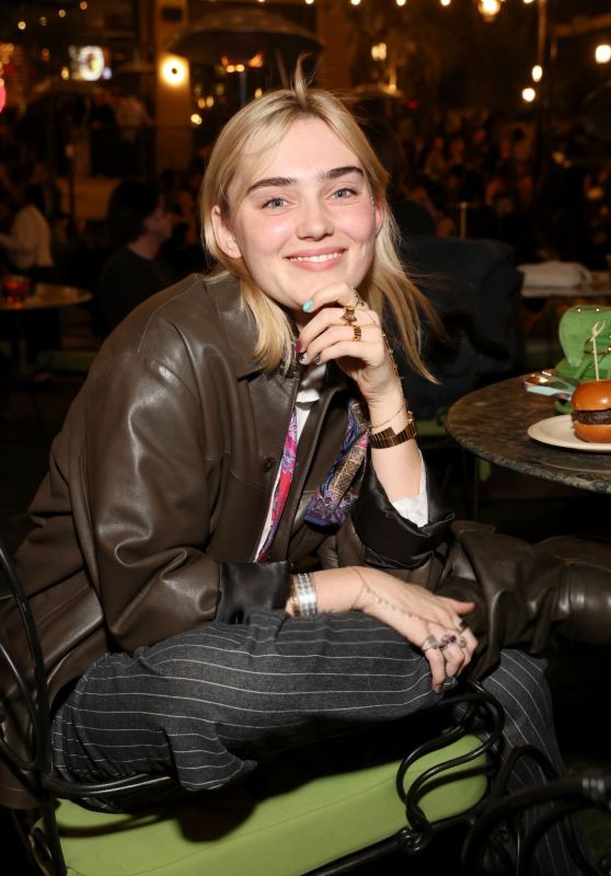 Meg Donnelly Attends Settecento Grand Opening, 01.23.2025