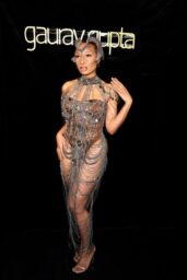 Megan Thee Stallion Stuns at Gaurav Gupta Show