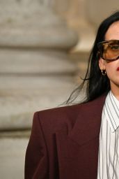 Milena Smit Elevates Saint Laurent Menswear Show 01.28.2025