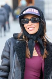 Myleene Klass Masters Winter Chic: Burgundy Co-ord Meets Chanel Luxury for Radio Studio Style