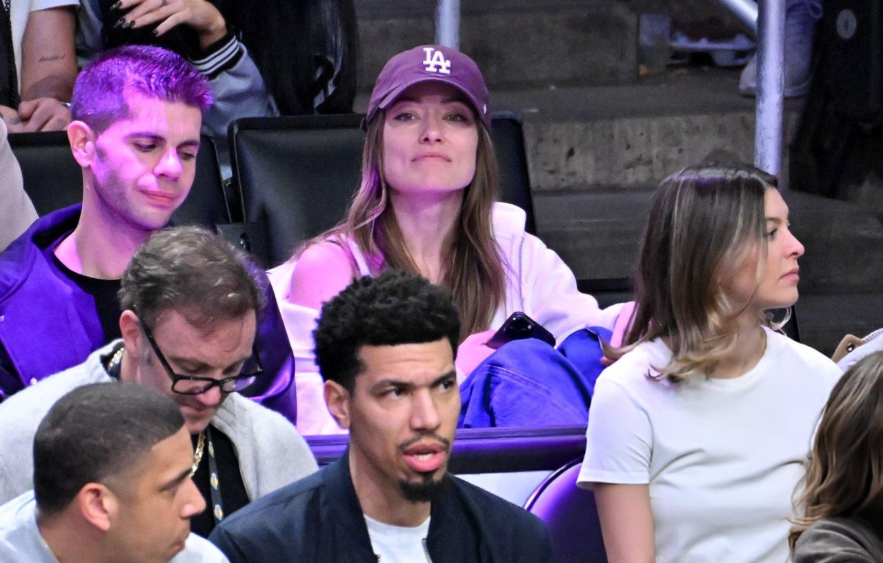 Olivia Wilde Spotted at Lakers vs Celtics Game 01.23.2025 • CelebMafia