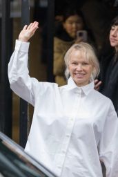 Pamela Anderson’s Minimalist Magic at Jacquemus Fall 2025