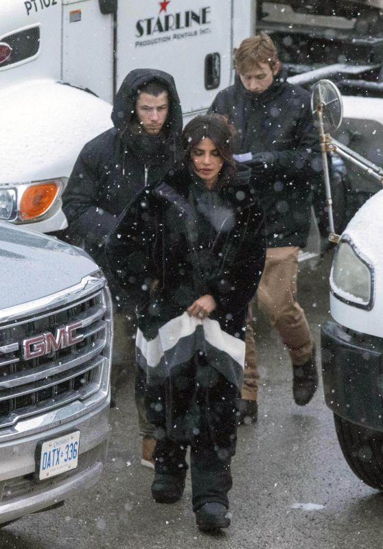 Priyanka Chopra and Nick Jonas Team Up on Set in Toronto 01.13.2025