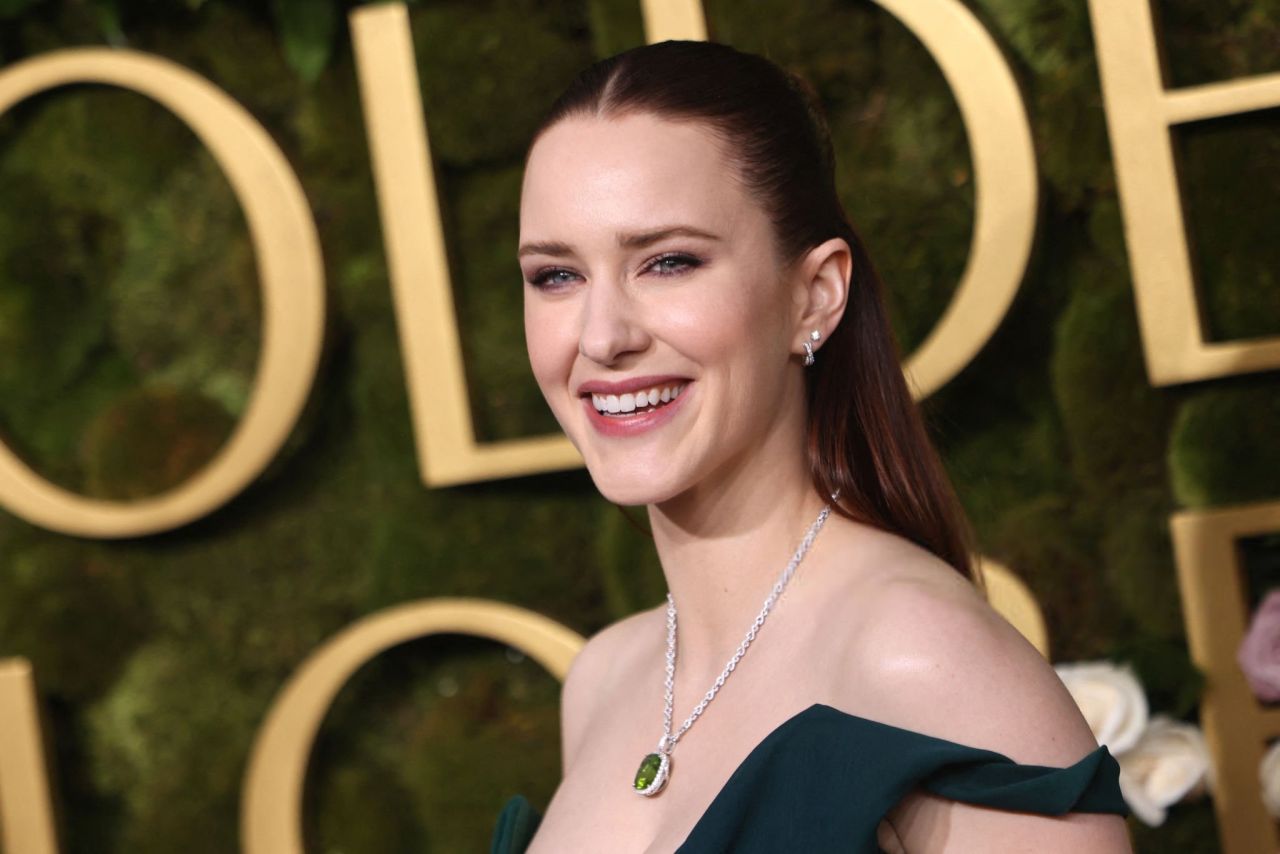 Rachel Brosnahan Stuns in Vivienne Westwood and Jimmy Choo at Golden ...