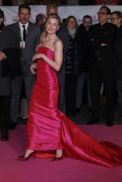 Renée Zellweger Channels Bridget Jones in Vintage Balmain Pink Perfection